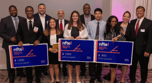 Picture of 2019 NFTE DC Regional winners and judges.